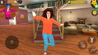 Evil Teacher is trolled in Miss T house on Scary Teacher 3D (Android,IOS)