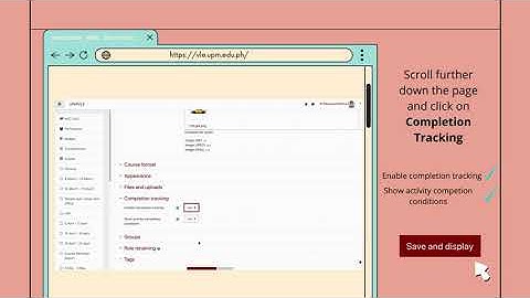 How to enable and set conditional activities on Moodle