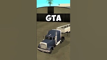 Can trailers be attached to trucks in GTA games? #gta #gta4 #gta5 #gta6 #gtasanandreas #gtaonline