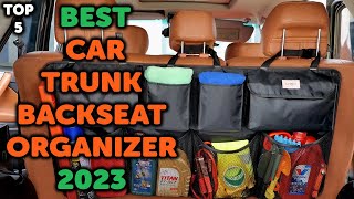 5 Best Car Trunk Backseat Organizer | Top 5 SUV Trunk Backseat Organizers in 2023