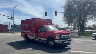 Benton County Fire District #2 Medic 1221 Transporting from a Med 4
