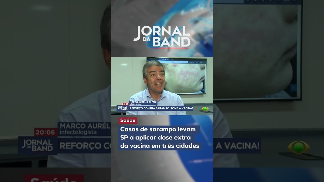 Casos de sarampo levam SP a aplicar dose extra da vacina em três cidades