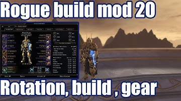 Neverwinter dps rogue aoe/single target build update mod 20 - rotation , build , gear