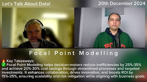 Episode#30: Focal Point Modelling with Patrik Lager @letstalkaboutdata