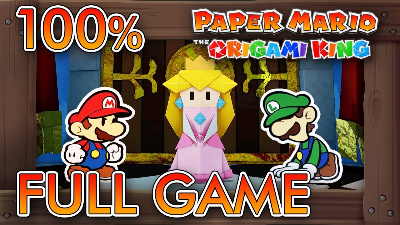 Paper Mario The Origami King Full Game 100 Walkthrough YouTube