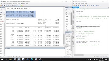 Tutorial STATA - Logit y Probit