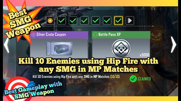 Call Of Duty Mobile Kill 10 Enemies using Hip Fire with any SMG in MP Matches Task Complete
