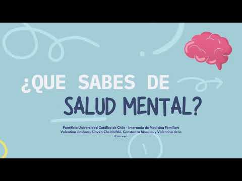 ¿Que sabes de la salud mental?