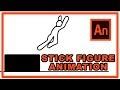 Animation of Jumping stick figure Ziggy (creative with simple drawing figure)