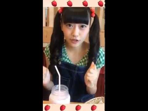 宮島るりかのいちご便り『コメダ珈琲のいちごシェイク』宮島るりか(むすびズム) C CHANNEL