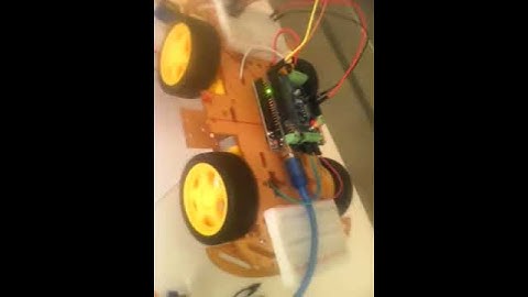 Testing out the Arduino motor shield