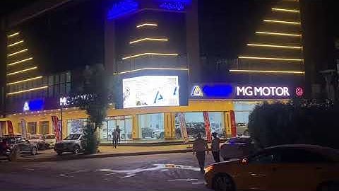 3D Billboard | 3D Anamorphic video | MG Motor Car Ad