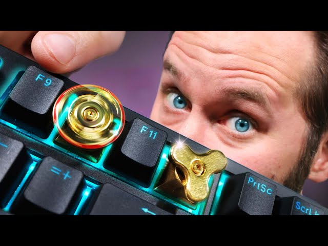 stivhed tjære konstant Fidget Spinner Keycaps?! | 10 Gaming Products That You've Never Seen! -  YouTube