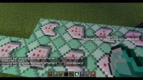 Minecraft 1.12.2 Ore Generator/Grow-able Ores Command Block Creation!