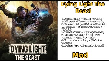 Dying Light The Beast Mod Cheat Dying Light The Beast Save Modding Cheats Mods