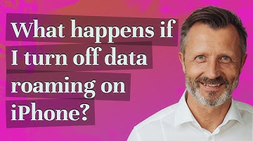 What happens if I turn off data roaming on iPhone?