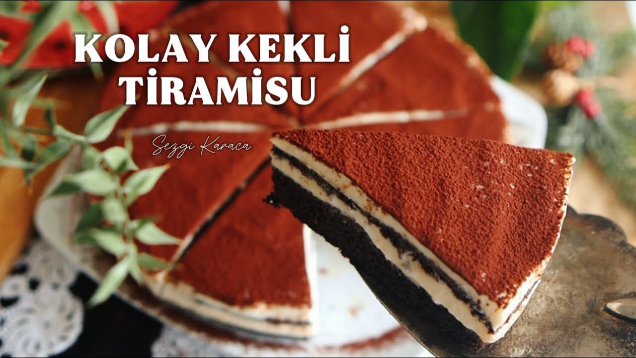 💯KOLAY KEKLİ TİRAMİSU 💯