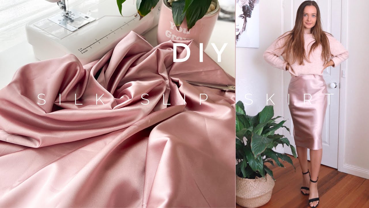 Silky Satin Bias Midi Skirt - Sewing Pattern PDF - Alissa C Montanez