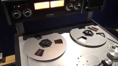 Setting up Studer A80 Tape Machine