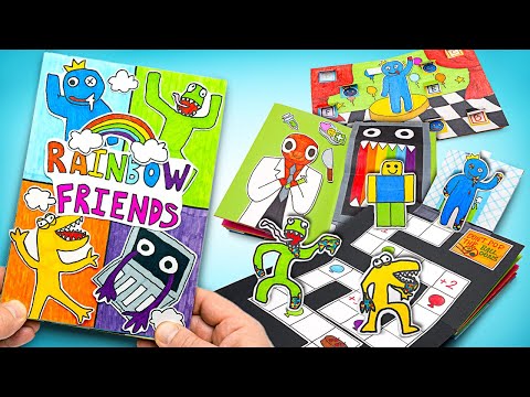 Bonecos De Montar Roblox Rainbow Friends Jogo 7 Personagens