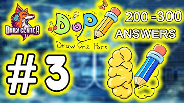 DOP: Draw One Part Levels 200 - 300 Gameplay Walkthrough All Answers