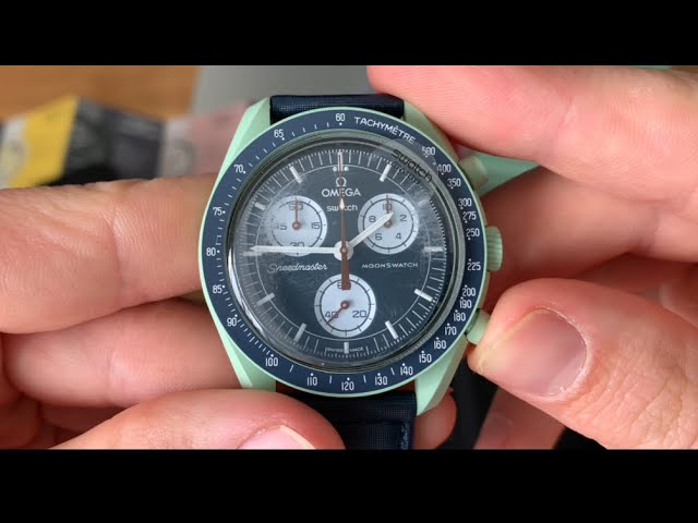 Omega Swatch Mission On Earth Unboxing & Wrist Roll - YouTube