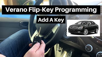 How To Program A Buick Verano Flip Key Remote Fob 2012 - 2016 DIY Add A Flip-Key Tutorial