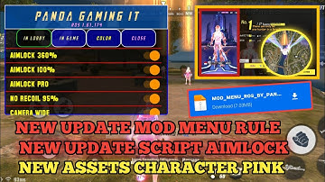 [HACK ROS]NEW UPDATE MOD MENU ROS SCRIPT AIMLOCK NEW ASSETS NIGHT SKY CHARACTER PINK NO ROOT|