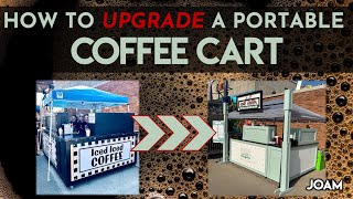 How to Build a Portable Coffee Cart  Version 2 UPGRADE!