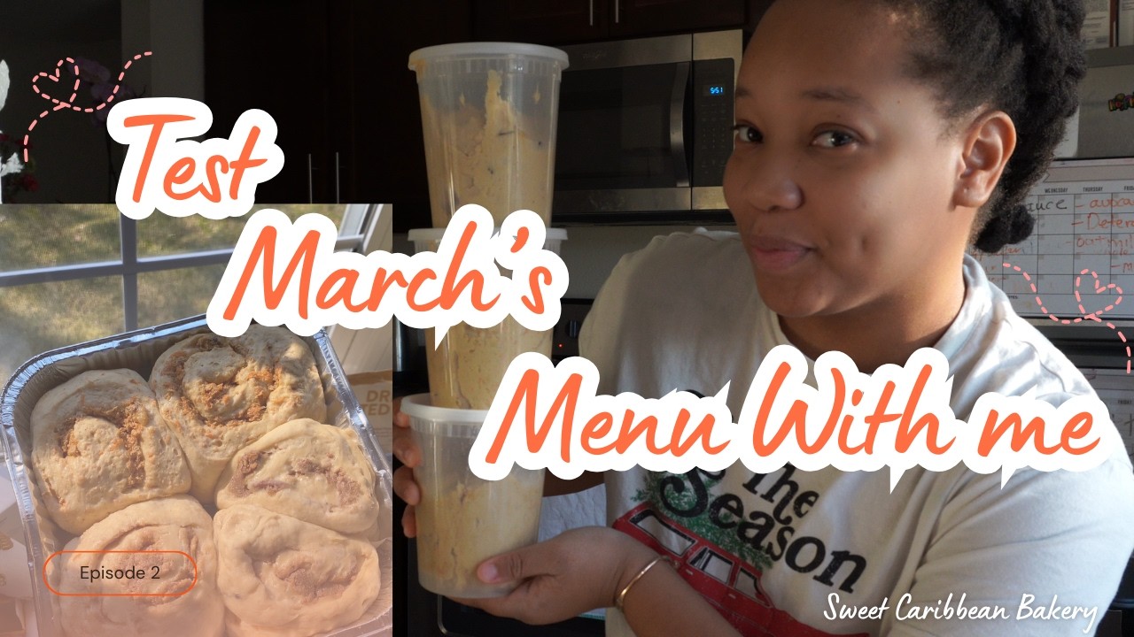 Behind The Home Baker - Testing My March Dessert Menu | Cookies + Cinnamon Rolls |