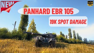 WOT - PANHARD EBR 105 19K SPOT DAMAGE - World Of Tanks