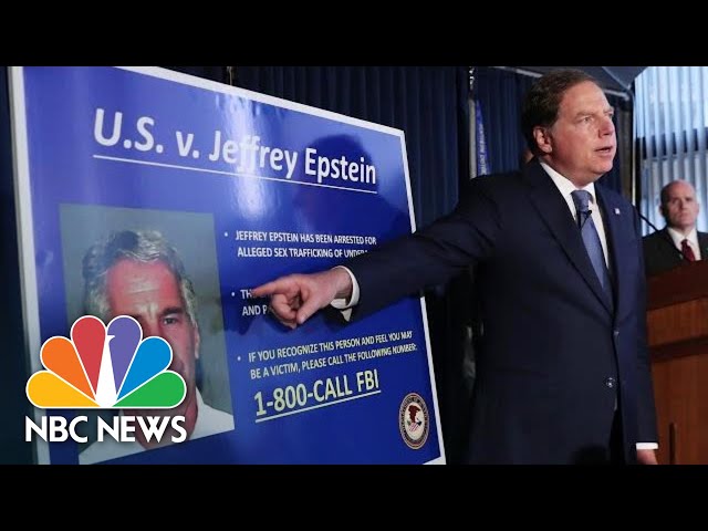 U S Attorney Jeffrey Epstein S Alleged Behavior Shocks The Conscious Nbc News Youtube
