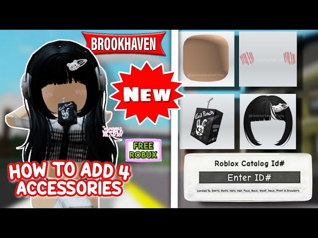 New BIRTHDAY ACCESSORY ID CODES for Roblox Brookhaven 🏡RP 