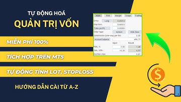 Tự Động Hoá Quản Trị Vốn Trên MT5, Tự Động Tính Số Lot & Stoploss Với POSITION SIZER