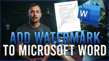 How to Include Watermark in Word | how to watermark ms word | How to Watermark Word Documents