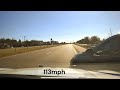 ARKANSAS STATE POLICE  147 mph!!!!!!!! chases Toyota Camry south of Memphis ,TN