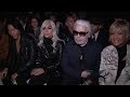 Lady Gaga, Christian Carino, Karl Lagerfeld and more at Celine Fashion Show in Paris