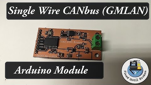 GMLan module - Single Wire CANbus Featuring TH8056KDC and MCP2515