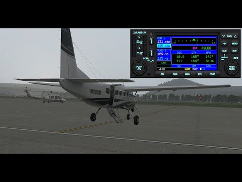Видео: GPS навигация Garmin 430 (X-Plane)