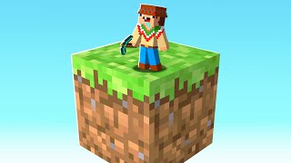 ¡Minecraft PERO es 1 BLOQUE GIGANTE!  SILVIOGAMER MINECRAFT PERO