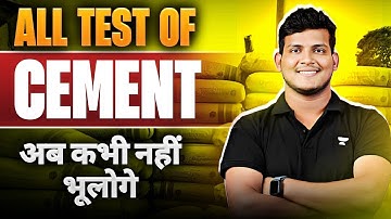BMC: Test of Cement | One shot Revision | Civil Engineering