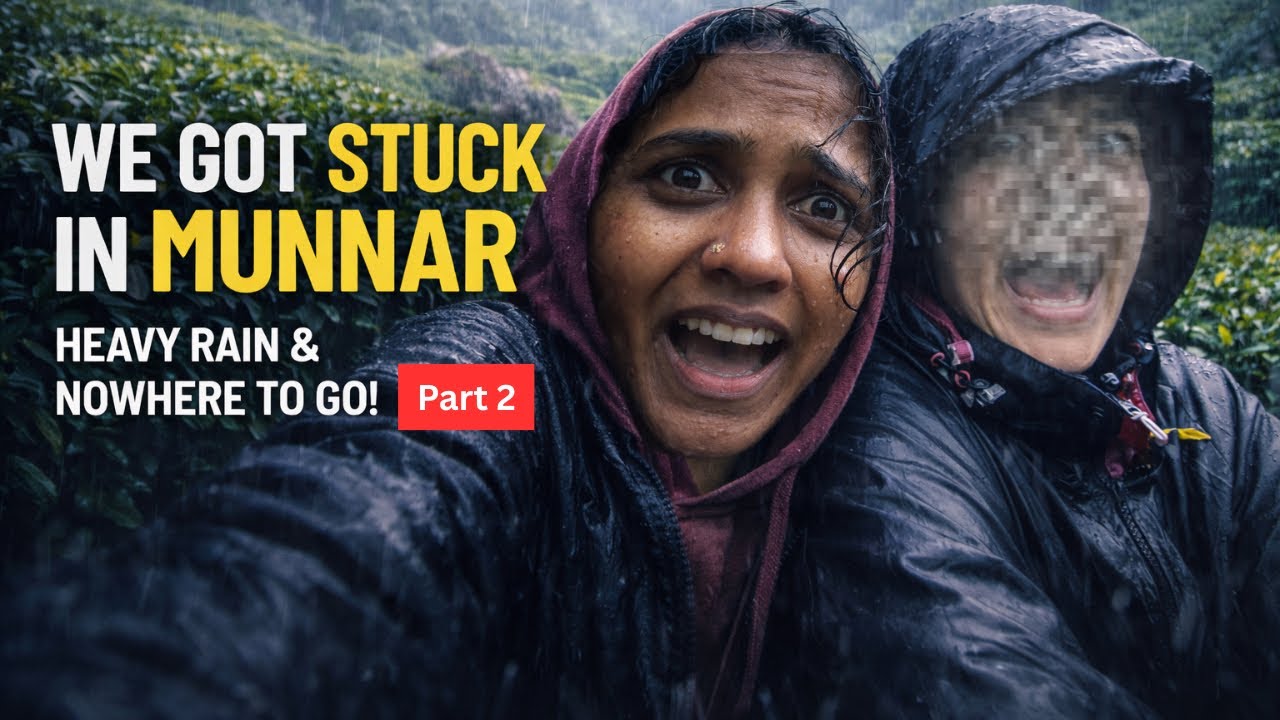 Is It Safe to Visit Munnar During Monsoon? | Heavy Rain, No Signal, No Plan🤯✅