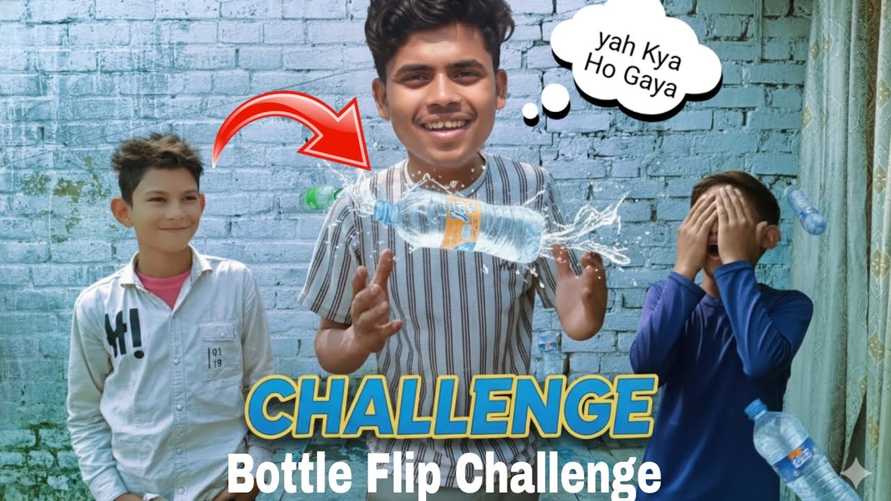 Bottle Flip Challenge 🔥 | कौन करेगा Perfect Flip? | Funny Challenge | Jio Adventure Team 