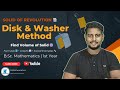 Disk and Washer Method | Volume of Solid of Revolution | B.Sc. 1st Year Mathematics