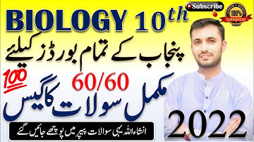 Guess Biology 10th 2022 | Biology Guess paper 2022| 10th Guess Paper 2022 #10th_Guess_Question_2022