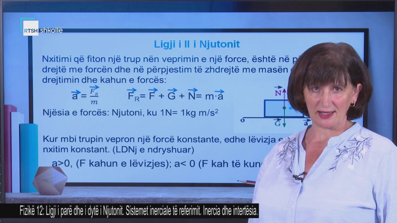 Fizikë 12 - Ligji i parë dhe i dytë i Njutonit. Sistemet inerciale të referimit. Inercia dhe inertë