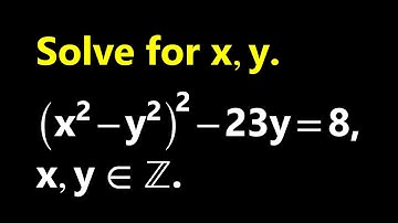 A Diophantine Equation | Find Integer Solutions.