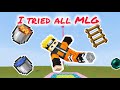 I tried all MLGs in Minecraft PE 