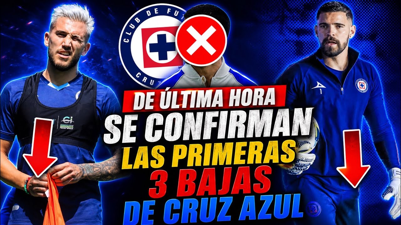 Cruz Azul: se confirman las primeras tres bajas en la Noria