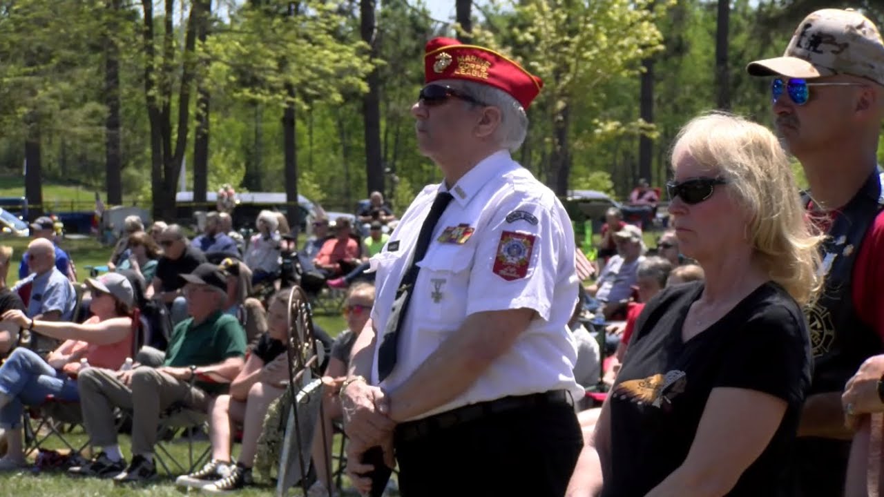 Annual Veterans Memorial Ceremony Returns to Harshaw YouTube